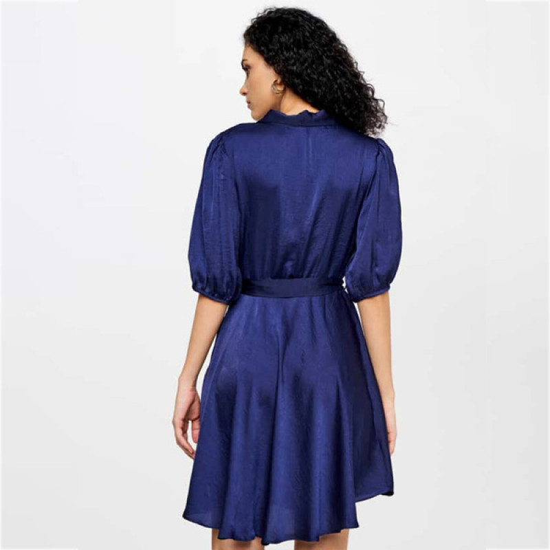 Women Solid A-line Dress